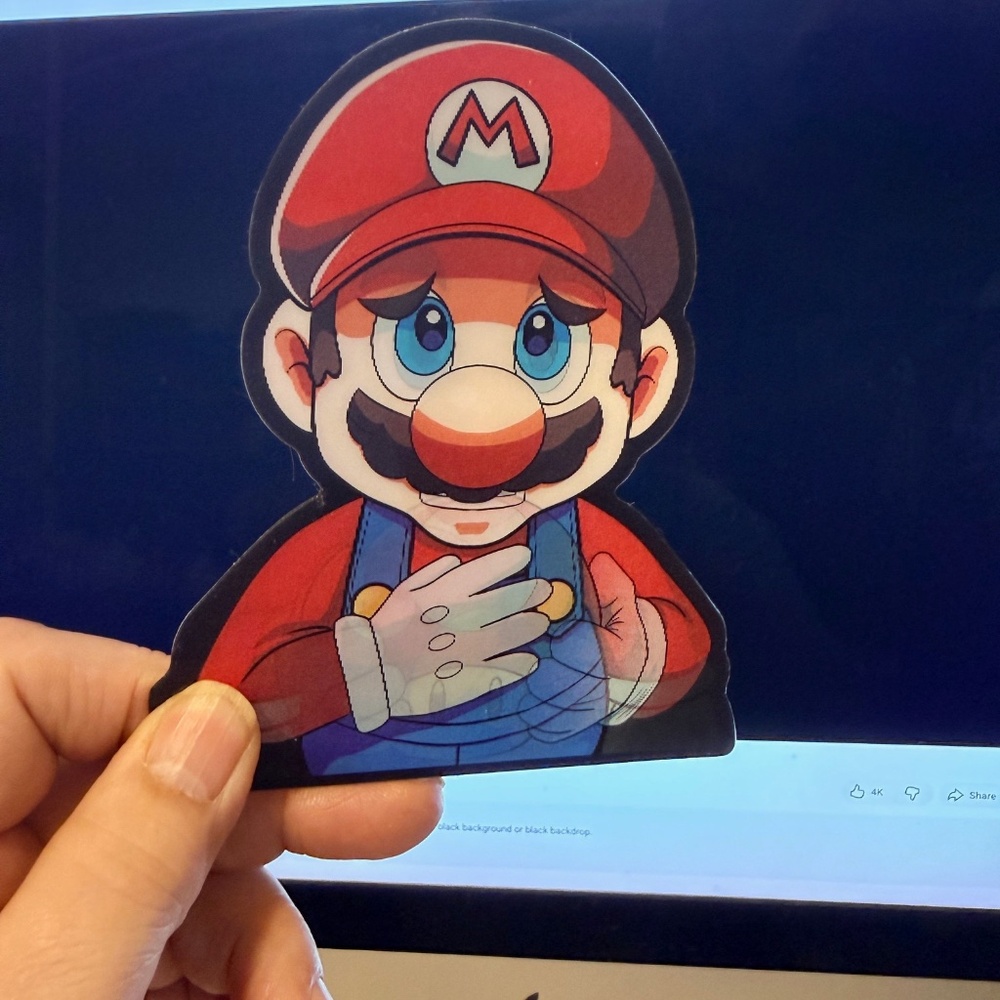 Super Mario moving  3D moving sticker